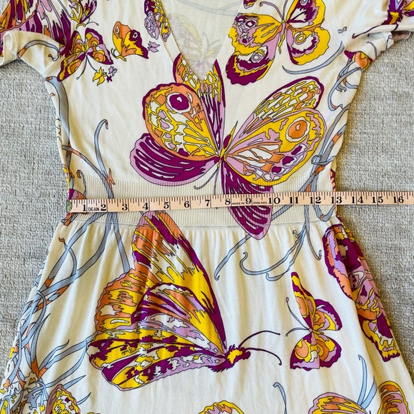 SOLD- Emilio Pucci Butterfly Silk Dress - Picture 7 of 10